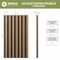 Ekena Millwork AcoustixPro Noise Cancelling Concave Small Slat Wall Panel SWA0625X0500CVEA - alternate 9